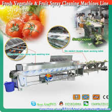 2016 Obst &amp; Gemüse Reinigung Spray Sortiermaschinen Linie für Auswahl und Vorbereitung